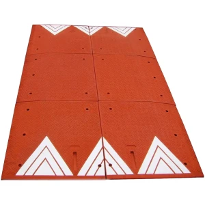 Wyspowy próg zwalniający PwVB 6/90 (ISLE 6) - 3000x1800x60 mm