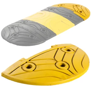 Próg podrzutowy Salamandra - żółte zakończenie - 420x230x50 mm 