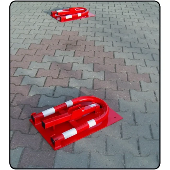 Blokada parkingowa typ U - zamykana na kłódkę - sklep drogowy Widrog.webp