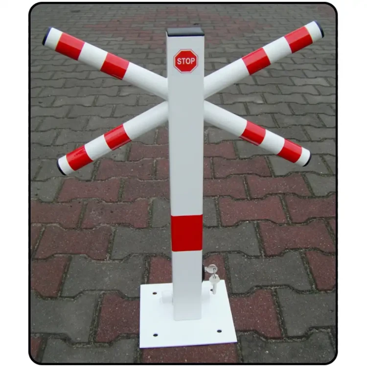 Blokada Parkingowa typu X - zamykana na klucz - sklep drogowy Widrog.webp