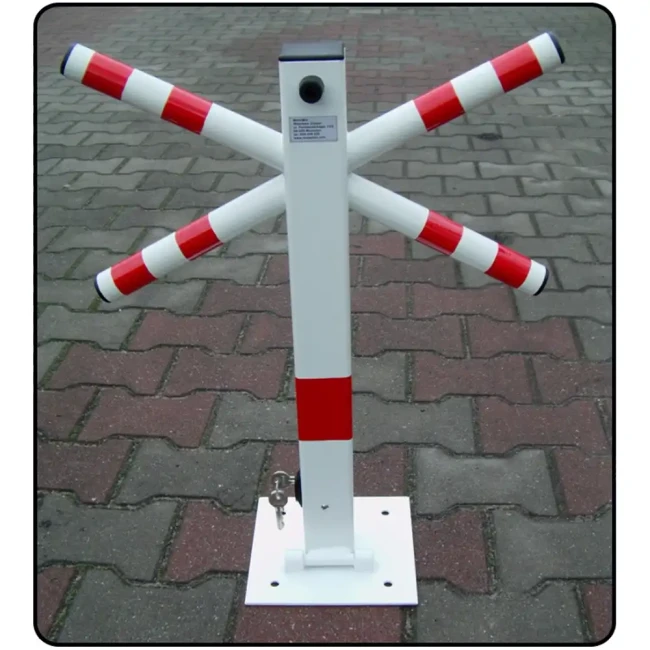 Blokada Parkingowa typu X - zamykana na klucz - sklep drogowy Widrog.webp
