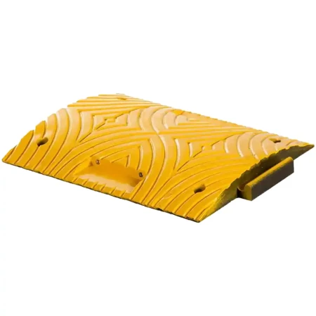 Próg podrzutowy SLOWLY 5 - żółty element środkowy - 500x400x50 mm - sklep drogowy Widrog.webp
