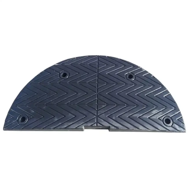 Próg zwalniający D5 ECO LPZ EK - element skrajny - 895x435x50 mm - sklep drogowy Widrog.webp