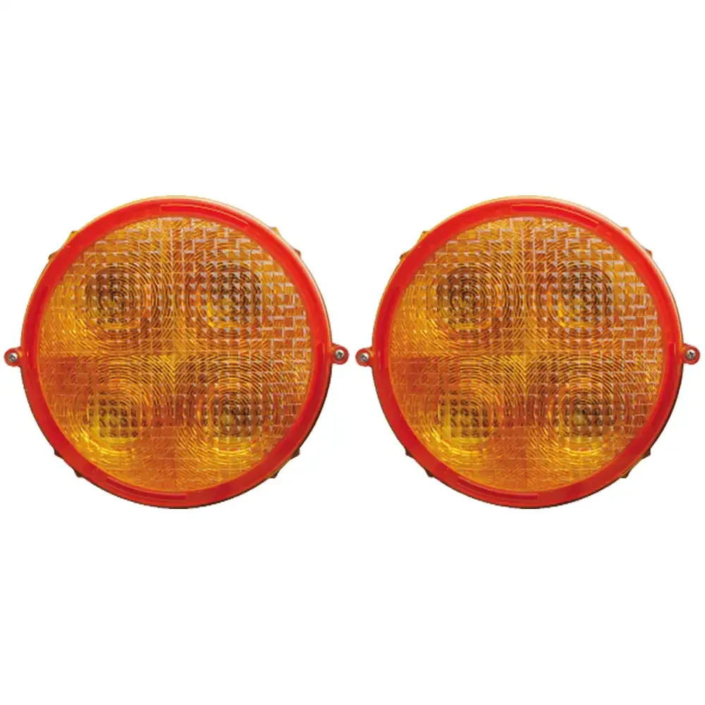 Zestaw dwóch lamp wczesnego ostrzegania RS 2000 LED - 24V z kablem zasilającym - sklep drogowy Widrog.webp