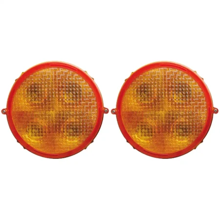 Zestaw dwóch lamp wczesnego ostrzegania RS 2000 LED - 24V z kablem zasilającym - sklep drogowy Widrog.webp