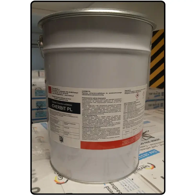 Cherbit PL - zimowa zaprawa mineralno-asfaltowa - 25 kg - sklep drogowy Widrog.webp