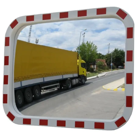 Lustro drogowe akrylowe U-18b - prostokątne - 600 x 800 mm - sklep drogowy Widrog.webp