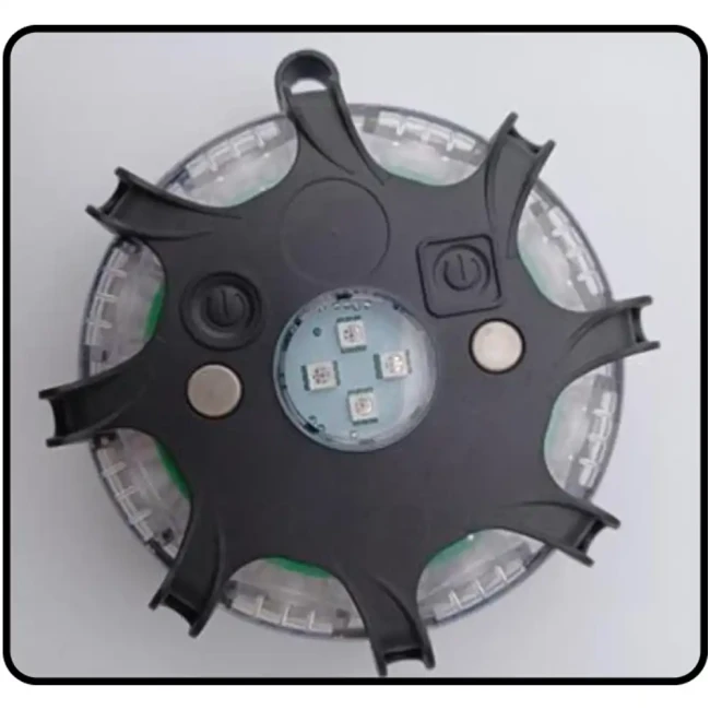 Dyski sygnalizacyjne Street Flares - zestaw 8 lamp - sklep drogowy Widrog.webp