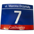 Warszawska Tablica Adresowa MSI – 450x350 mm – Aluminiowa z Wieszakiem Ściennym - sklep drogowy Widrog.webp