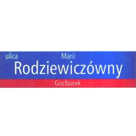 Warszawska Tablica Adresowa MSI – 1050x280 mm - sklep drogowy Widrog.webp