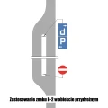 Zastosowanie znaku B-2 w obiekcie przydrożnym - sklep drogowy Widrog.webp