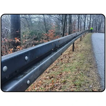 Bariera ochronna N2W3A - rozstaw słupka co 2mb cor-ten - sklep drogowy Widrog.webp