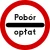 Znak drogowy B-32f - stój – pobór opłat - Ø 400 mm - folia odblaskowa I generacji - sklep drogowy Widrog.webp