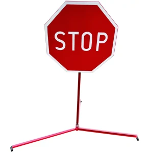 Znak drogowy na stojaku B-20 - STOP - folia I generacji