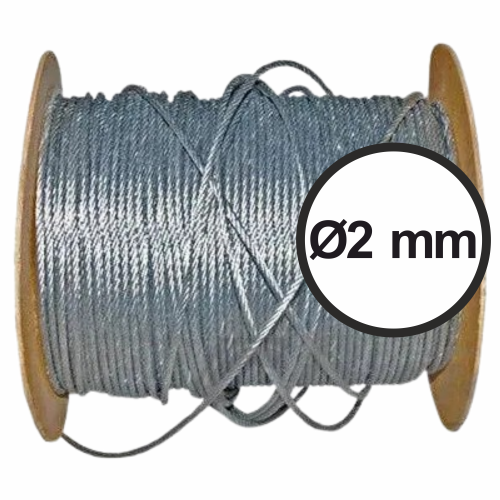 Linka stalowa - fi 2 mm - mb - sklep drogowy Widrog.png