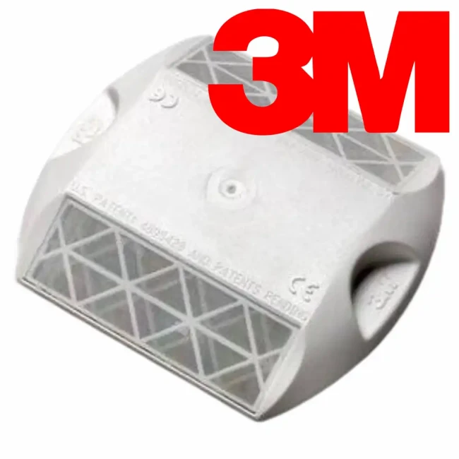 Element odblaskowy 3M, znacznik drogowy, bezpieczeństwo ruchu, odblaskowy, poziome oznakowanie, widoczność, RPM 290-2W