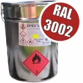 Czerwona RAL 3002  farba drogowa Bandax Sprint 30 kg, akrylowa, do poziomego znakowania dróg. Wysokiej jakości produkt dla profesjonalnego malowania oznakowania poziomego. Zwiększ widoczność i bezpieczeństwo z farbami Bandax