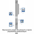 Wyznaczanie przejść dla pieszych w rejonie przystanków autobusowych