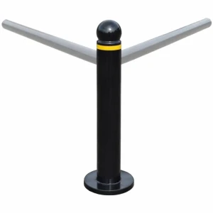 Słupek Narożny ZOM 60° | Ocynkowana Bariera Trawnikowa | 500 mm