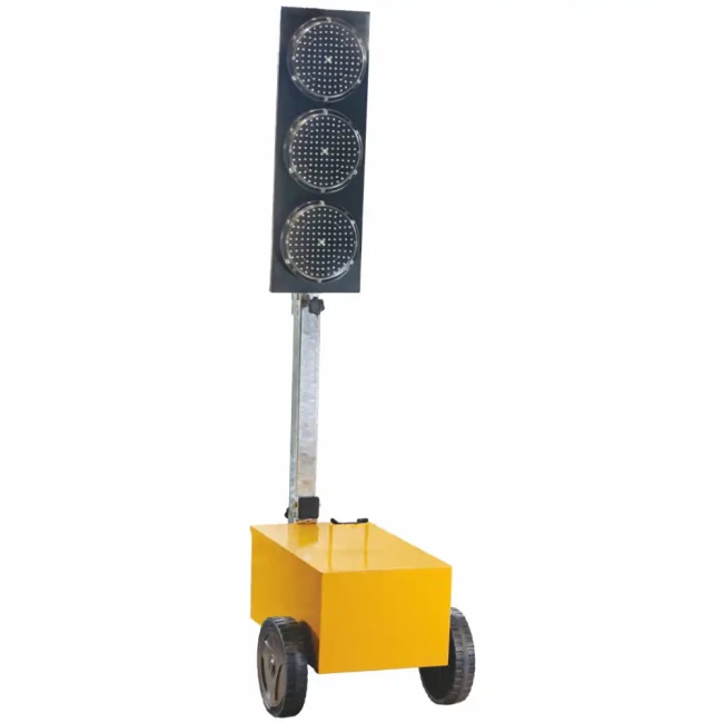 sygnalizacja-wahadlowa-led-z-minutnikiem-lampy-fi-200-mm-wozek-rozlozony z masztem.webp