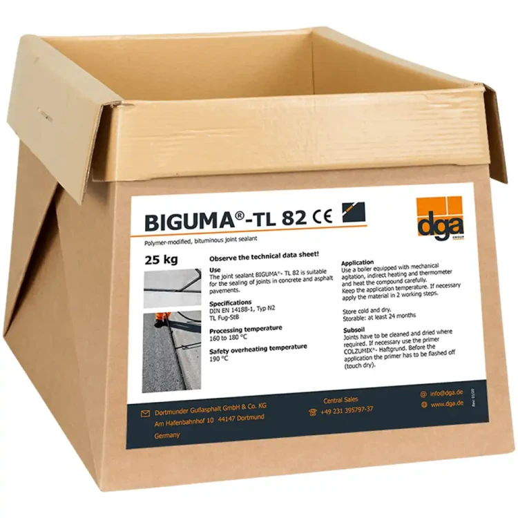 Masa zalewowa do szczelin BIGUMA TL 82 typ N2, opakowanie 25 kg