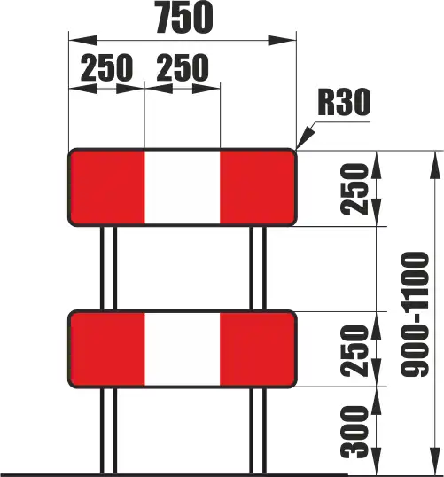 Zapora drogowa U-20c